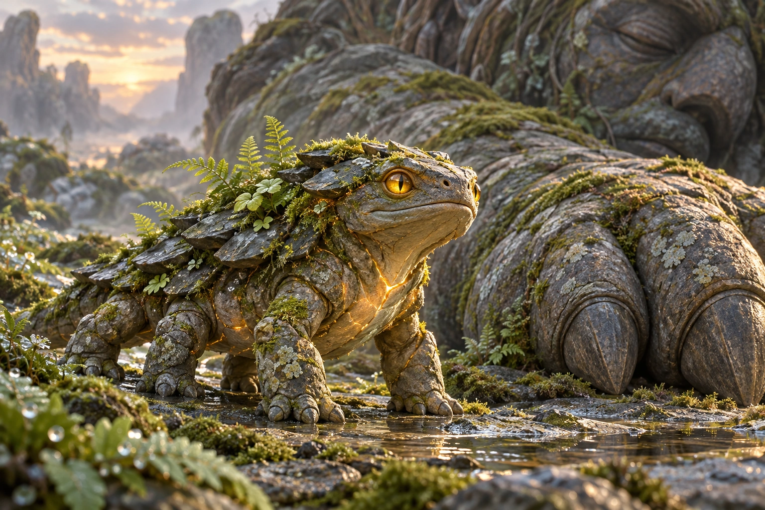 Mosswake Larvalith illustration