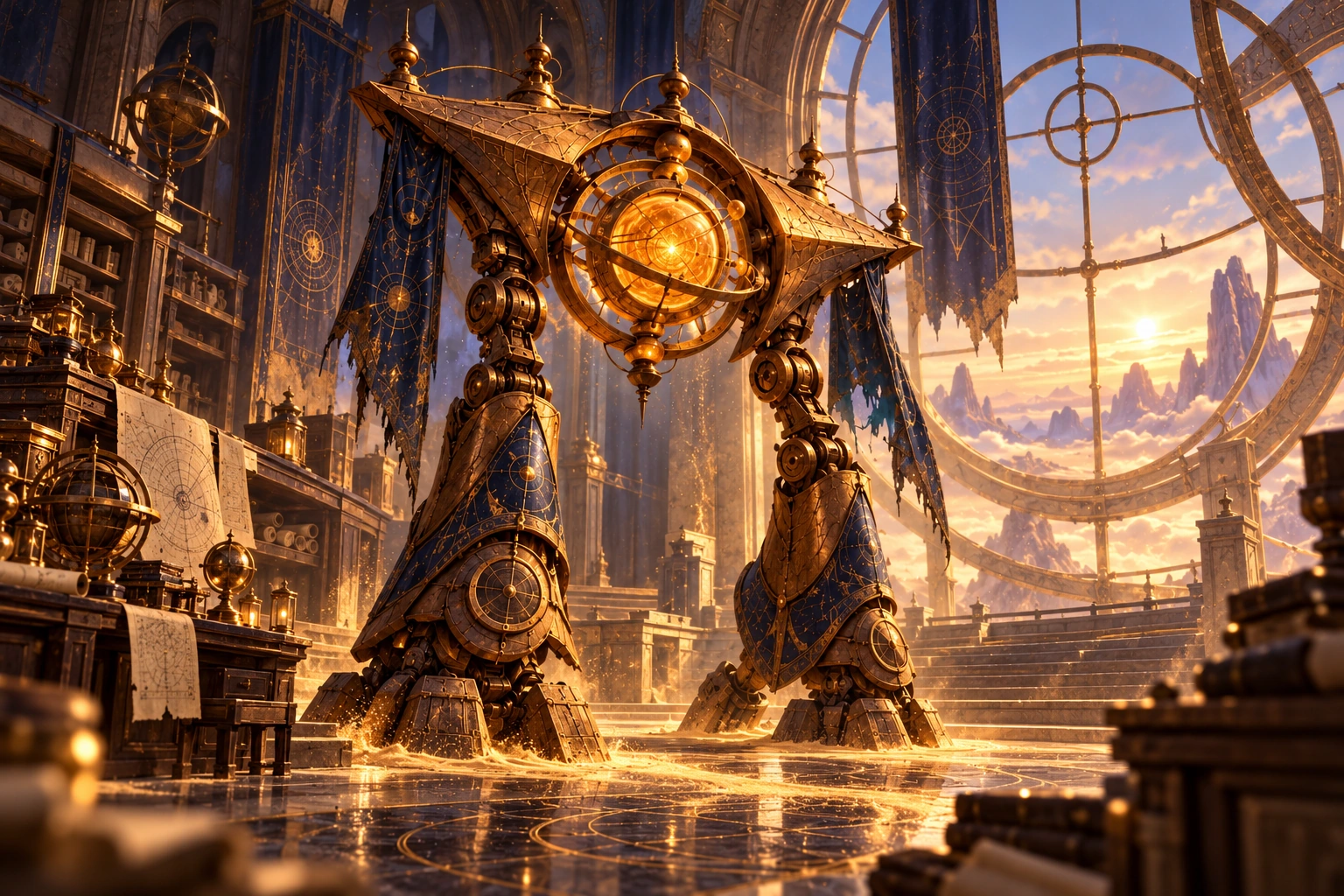 Hourglass Covenant — full faction illustration