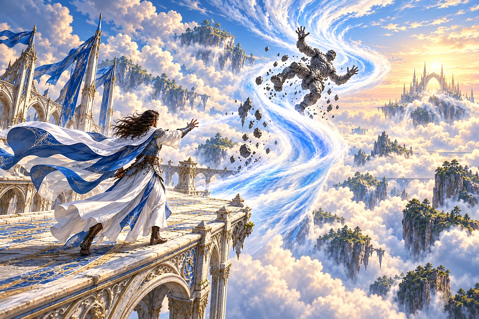 Back to the Clouds illustration
