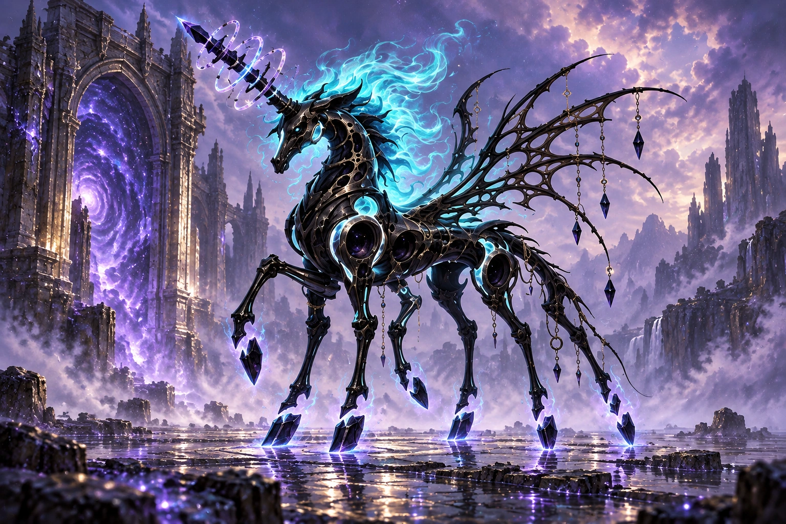 Veilborn — full faction illustration